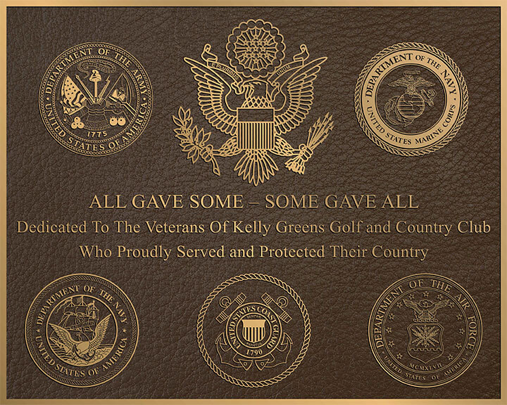 bronze military plaques, military seals, military emblems 