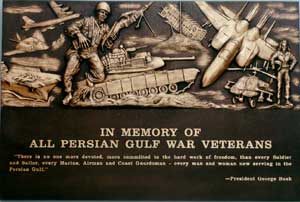 3d bas relief military plaque, 3d military plaques, cast bronze military plaques, 3d bas relief military plaque, 3d military plaques, cast bronze military plaques persian gulf war veterans